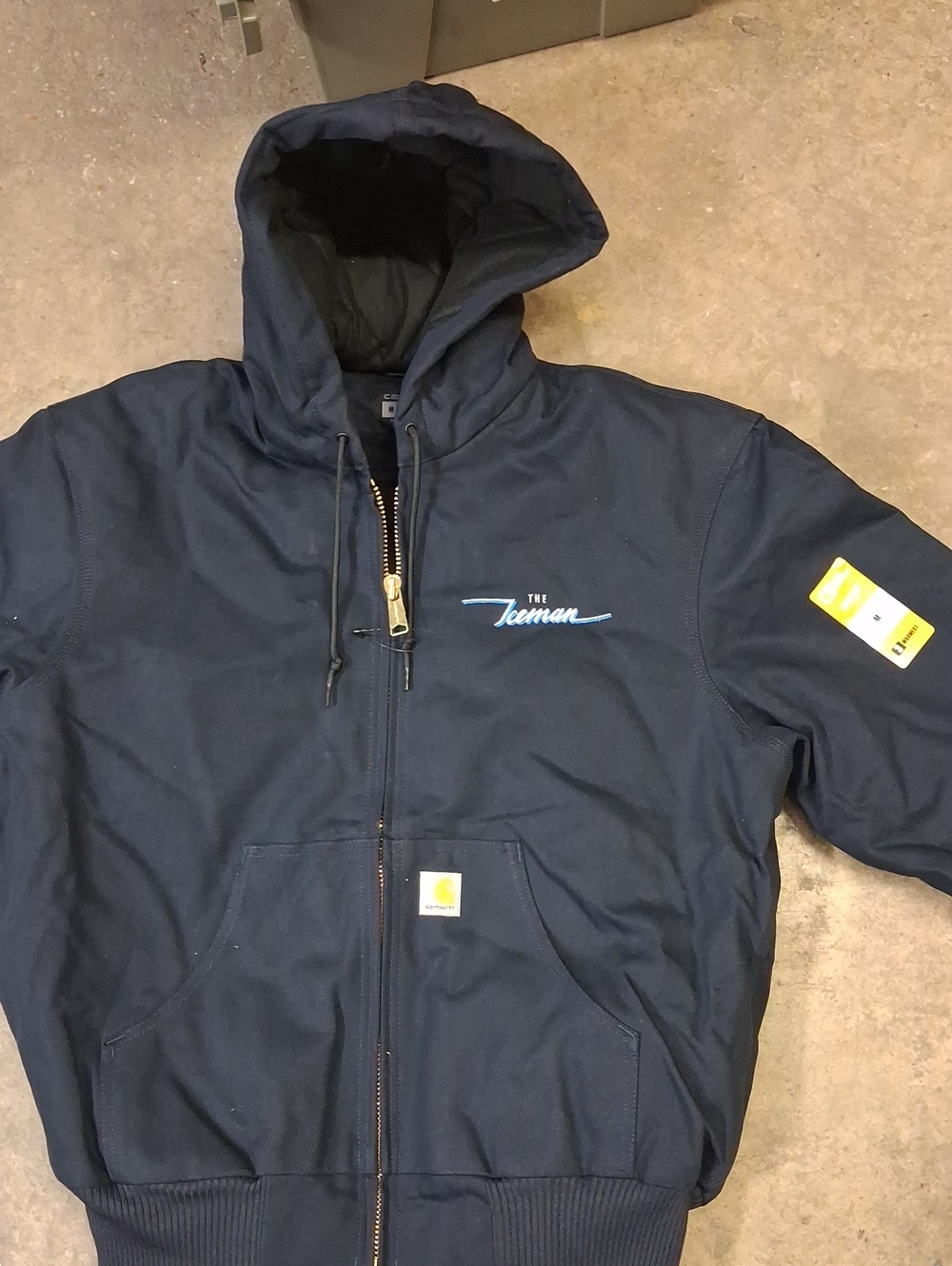NWT Mens Iceman Carhartt Jacket Navy Blue